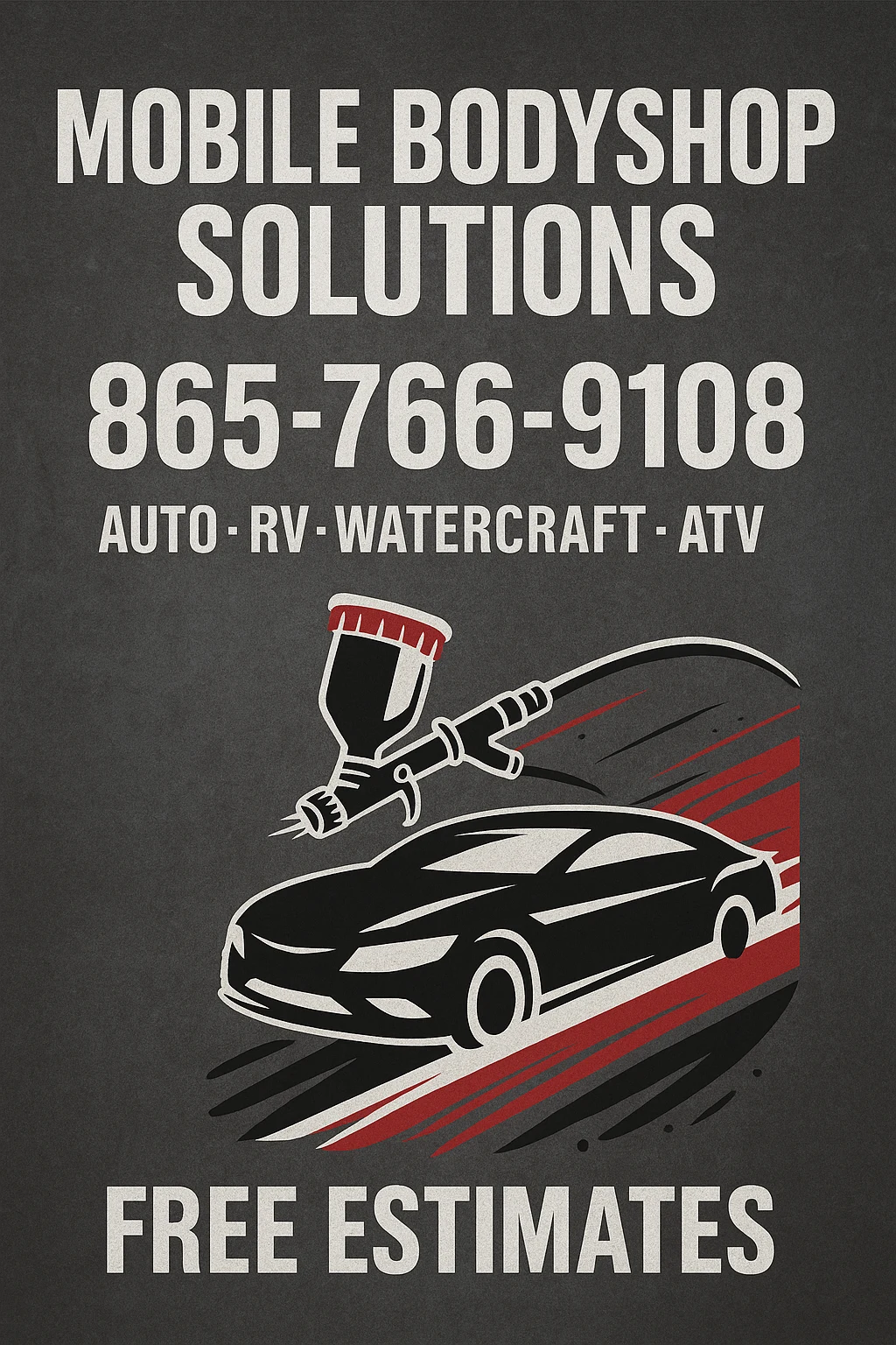 Mobile Bodyshop Solutions existing flyer artwork